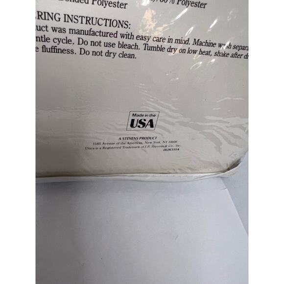 Vintage Utica Padded Pillow Sham Black & Ivory NIP! - Picture 8 of 8